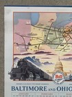 Vintage 1947 Calendar Baltimore Ohio Railroad B o Rr Trains Complete Original