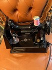 Vintage 1951 Singer Featherweight 221-1 Sewing Machine With Case   Extras  look 