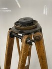 Antique Vintage Surveyor Tripod Stand  w    L e  Gurley - Wood brass 