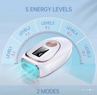 Ipl Laser Hair Removal Device - Painless   Effective For Women   Men  Rose Gold