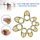Archery 21mm Copper Thumb Ring Finger Guard Protector Gear Bow Hunting Ue