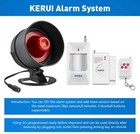 Home Alarm System Wireless Garage Security Burglar Anti-theft Door Sensor Detect