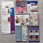 Lot Of 9 Watercolor Painting Books Techniques Art Nature Flowers Trees Colors