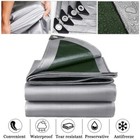 Heavy Duty Tarp Waterproof Uv Resistant Tarpaulin Canopy Tent Boat Cover Canopy