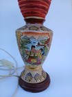Antique Vase Chinese Porcelain Table Lamb Electric Handmade 19th Century Unique
