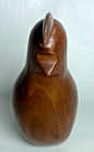 Vintage Cherry Wood Quail Hand Carved Bird Mcm Decor Statue Solid Wood 5 X 7 In