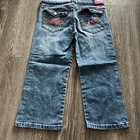 Bobby Jack Jeans Floral Kids Youth Embroidered 12 Girls Vintage