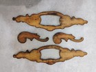 4 Pieces Antique Singer Treadle Sewing Machine Drawer Applied Carvings Oak