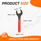 Single Open End Wrench 37mm Metric U-shaped Spanner With Red Shank