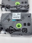Genuine Brother Tze-231  1 2  Black On White P-touch Tz Tape  2 Pack  New