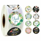 1000 Round Kraft Paper Thank You For Supporting My Small Business Stickers Label