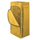 High-capacity 34 Gal Janitorial Bag For Cart  Trash laundry     Yellow
