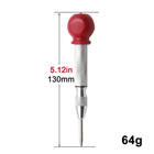 1pc Automatic Spring-loaded Center Punch     Silver Steel Window Breaker Tool
