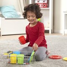 Melissa And Doug Pretend Play Dish Set 4 Place Settings With Utensils 80 Char   
