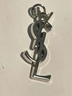Ysl Charm Zipper Pull  Silver 28mm 1 38mm 35mm