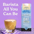 Califia Farms     Vanilla Oat Barista Blend 32 Fl Oz  pack Of 6   Blue