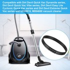 6 Pieces Style 15 Replacement Belts Compatible With Dirt Devil Royal Upright Vac