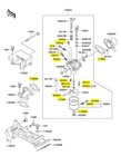 Kawasaki 2500 2510 2520 Mule Carburetor   Carb Rebuilds 15003-2509 Repair Kit