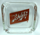 Vintage Schlitz Beer Clear Glass Ashtray Milwaukee Wi  B2