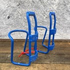 Vintage Bicycle Water Bottle Cages Pair Blue 80s 90s Mtb Holder Mountain Bike