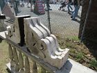 Pair Gorgeous C1870 Victorian Cutout Gingerbread Corbel Brackets 13  X 11 X 5 25