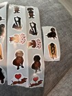 New 25 Dachshund Stickers Black Brown Red Tan Weiner Dog
