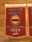 Complete Set Houston Rockets Champions 2 Banners flags S