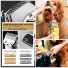 Dog Grooming Clippers For Thick Coats  Cordless  Professional Animal Clippers   