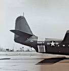 Vintage 8x10 Photo Grumman Aircraft Eng Uf-1g Albatross Us Navy On Tarmac 56402