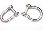 304 Stainless Steel Hexagonal Shackle With D-shaped Bow Lifting Buckle M4-m20