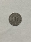 1852-p Philadelphia Three Cent Silver Piece  Us 3cs Silver Type Coin Cull