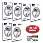 Zip Hinge Downspout Gutter Hinge Flip-up Extension 4 Pack White