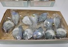 Bulk Lot 48 Small Artificial Blue Breast Birds Fat Robin Floral Christmas Crafts