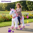 Ponycycle Ride On Unicorn Horses Riding Pony Toy Pink For Kids 3-4 E312 Used