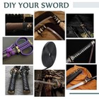  Ito Sageo Wrapping Cord Imitation Leather Sword Handle Cord Tsukamaki Sageo 