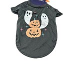 Dog Shirt Size Medium Halloween Outfit Ghost   Pumpkins New With Tags