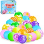 28 Pack Stress Balls Set - Squishy Squeeze Balls For Anxiety Relief   Focus