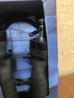 New Spri Adjustable 9 Ft Covered Steel Cable Jump Rope  Black  Spri