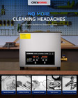 Ultrasound Cleaner With Heater And Timer  1 6 Gal Digital Sonic Cleaning Machine
