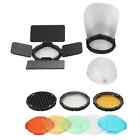 Us Triopo Tr-09 Magnetic Round Head Flash Accessories Kit For Godox V1 Ad100pro