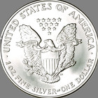 2007  American Silver Eagle  1  Oz   Pure Fine Silver  999 Bullion Coin   Bu-unc