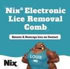 Nix Electronic Lice Comb Treatment Head Lice Removal Removes Lice Instantly  nib