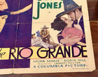 Buck Jones South Of The Rio Grande Half Sheet Poster 1932