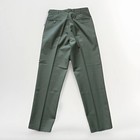 Vtg 90s Dscp Men   s Military Army Green 489 Serge Trousers Pants Polywool Size 34