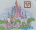 Vintage Walt Disney World Plate Cinderella Castle Disney Productions Japan 7 5 