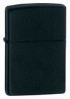 Zippo Windproof Black Matte Lighter With Gold Insert  218bi  New In Box