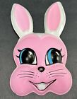 Vintage Bakery Crafts 3d Happy Easter Bunny Rabbit Head Face Cake Topper Pop Top