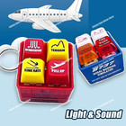 Aircraft Emergency Alert Simulator Keychain Sound Alarm Miniature Decoration