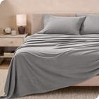 Super Soft Fleece Sheet Set - Deep Pocket  Cozy All-season From Bare Home