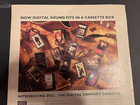 Vtg 1990s Ad-introducing Dcc Digital Compact Cassette-hear The Future